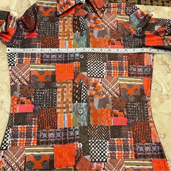 💜Host Pick Vintage 70s LUCKY TOPS Blouse Top Size Small - Picture 7 of 11